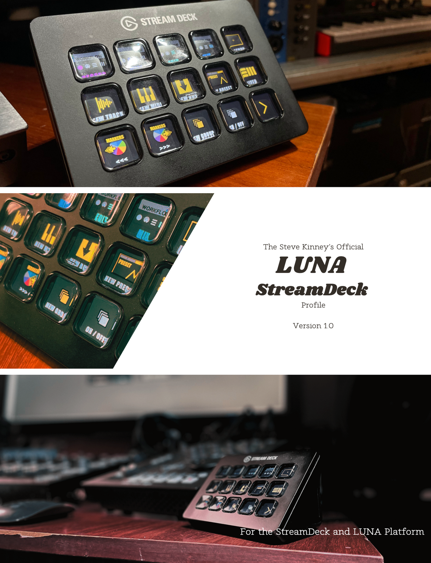 LUNA Streamdeck Template